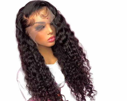 Deep Wave Human Hair Wig 13x4 HD lace frontal wig