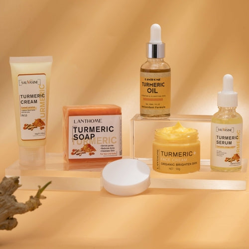 Turmeric Skincare Kit for brightening and hydrating skin care