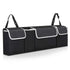 Oxford Cloth Car Storage trunk organiser featuring multiple compartments for backseat or trunk organization.
