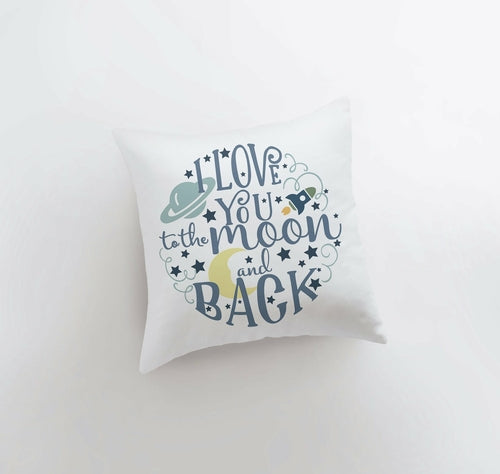 Moon and Back Pillow Cover soft sofa cushion cover