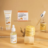 Turmeric Skincare Kit GlowRoot 5-piece radiant skin set