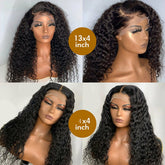 Deep Wave Human Hair Wig 200 percent density human hair