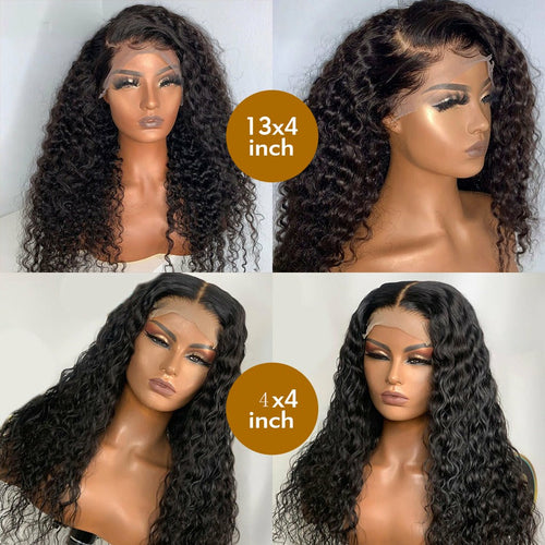 Deep Wave Human Hair Wig 200 percent density human hair