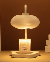 Cloud Candle Warmer Lamp with timer function