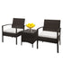 Rattan Sofa Set with coffee table for patio furniture