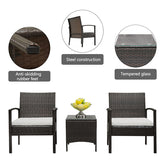 Outdoor Rattan Sofa Set for balcony and garden décor
