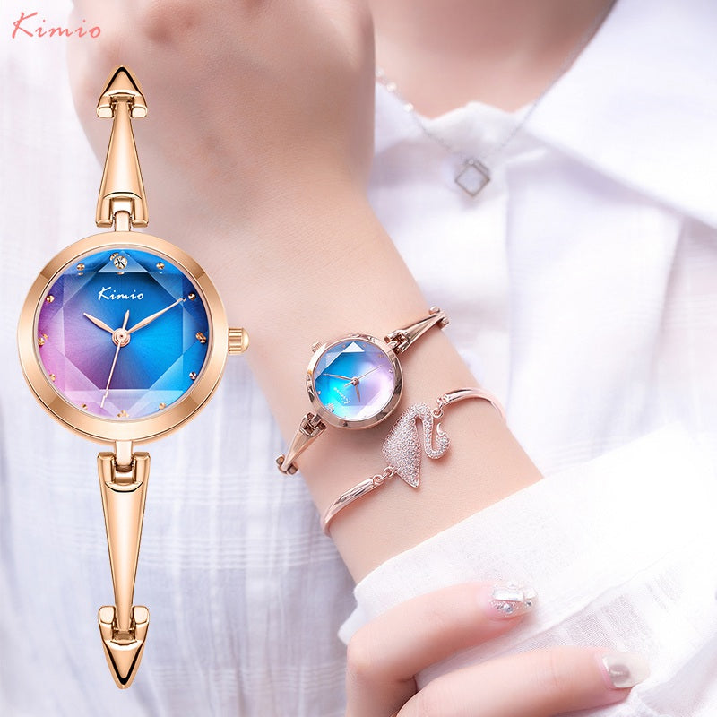 KIMIO Ladies Women Watches Minimalism Design Bracelet Quartz Wrist Watch relojes de mujer reloj de mujer montres femme montre