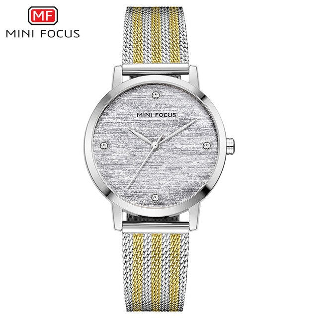 MINI FOCUS 2020 New Women Watch Elegant Fashion Ladies quartz Watch Waterproof Stainless Steel Belt Ladies Dress Montre Relogia