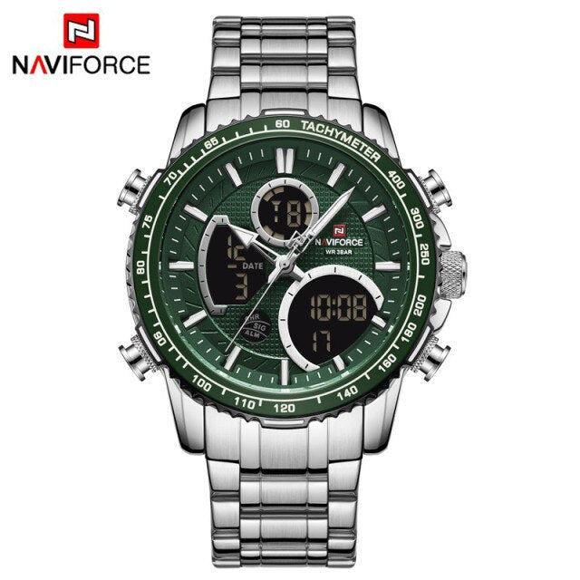 NAVIFORCE Men Watch Luxury Brand Sport Style Watches Mens Chronograph Quartz Wristwatch Male Waterproof Clock Relogio Masculino