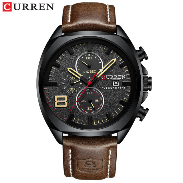 CURREN Fashion Casual Men's Sport Watch Men Analog Quartz Watches Waterproof Date Military Dropshipping Wrist Watches Men Clock