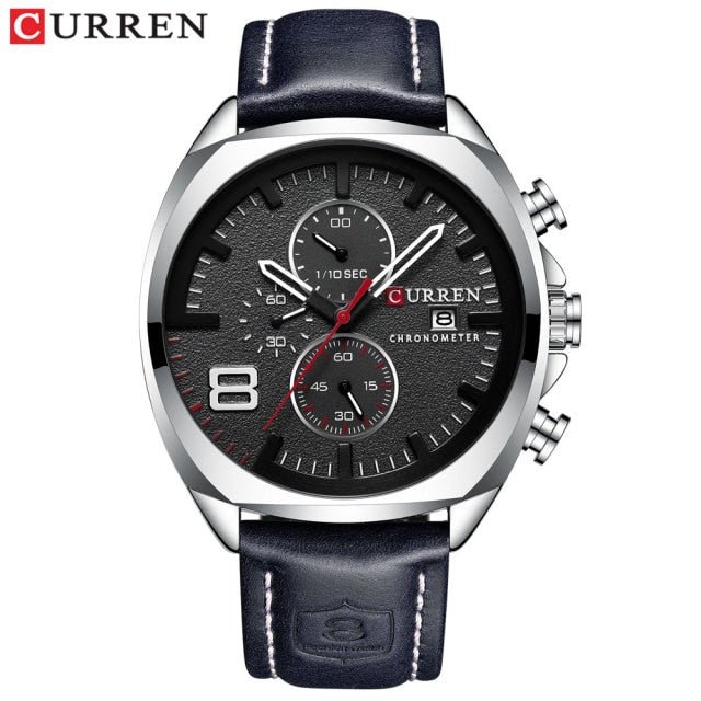 CURREN Fashion Casual Men's Sport Watch Men Analog Quartz Watches Waterproof Date Military Dropshipping Wrist Watches Men Clock