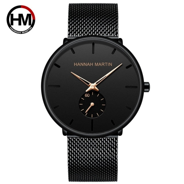 Fashion Simple Design Waterproof Stainless Steel Mesh Small Dial Men Watches Top Brand luxury Quartz relogio masculino