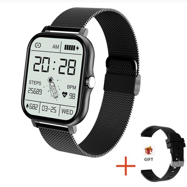 LIGE 2021 New Smart Watch Women Men Bluetooth Call Fitness Tracking Heart Rate Custom Dial Sports Waterproof Women's Smartwatch