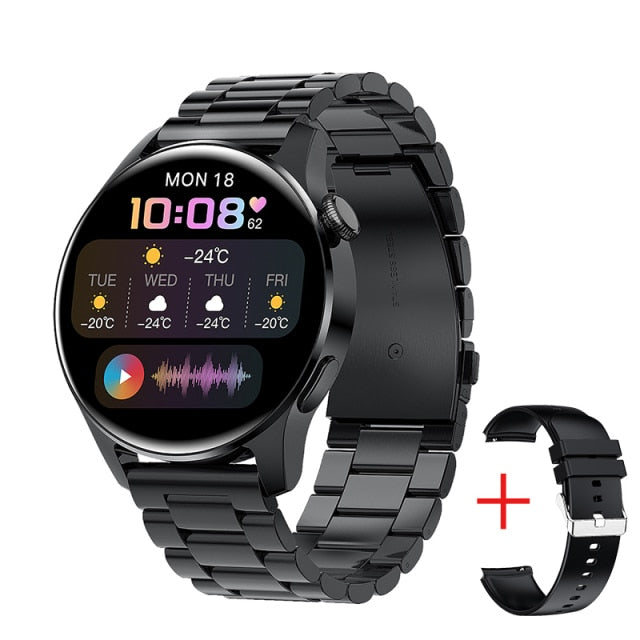 LIGE 2021 New Smart Watch Men Sports Fitness Tracker Heart Rate Blood Pressure Watches Camera Control Bluetooth Call Smartwatch